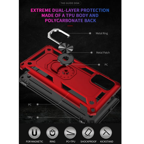 Shockproof TPU + PC Protective Case with 360 Degree Rotating Holder, For Huawei P40, For Galaxy A41, For Huawei P40 Pro, For Huawei P40 Lite, For Galaxy A20s