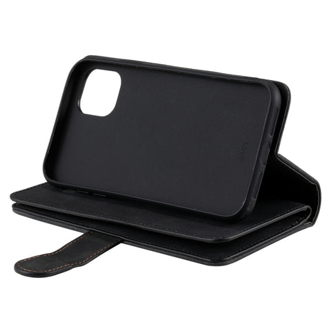 9 Card Slots Zipper Bag Leather Case, For iPhone 14 Pro Max, For iPhone 14 Pro, For iPhone 14, For iPhone 14 Plus