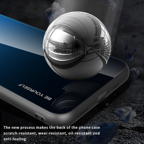 Gradient Color Glass Case, For Samsung Galaxy S22+ 5G