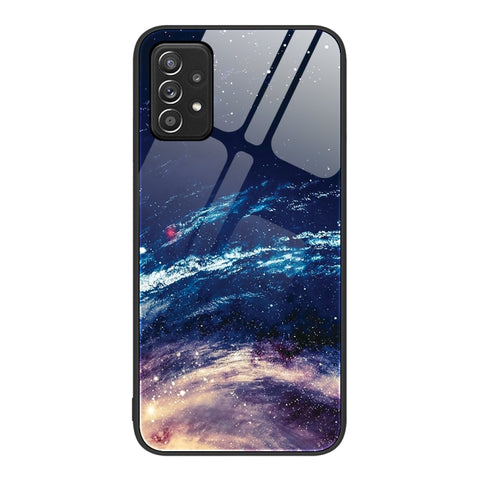 Colorful Painted Glass Phone Case, For Samsung Galaxy A52, For Samsung Galaxy A53, For Samsung Galaxy M32