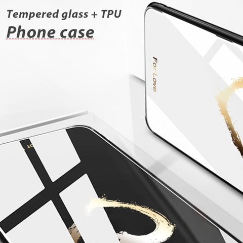 Colorful Painted Glass Phone Case, For Samsung Galaxy A52, For Samsung Galaxy A53, For Samsung Galaxy M32