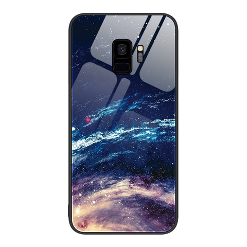 Colorful Painted Glass Phone Case, For Samsung Galaxy M52 5G, For Samsung Galaxy S9+, For Samsung Galaxy S10+