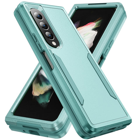 PC + TPU Shockproof All Inclusive Phone Case with Holder, For Samsung Galaxy Z Fold4