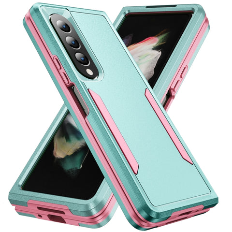 PC + TPU Shockproof All Inclusive Phone Case with Holder, For Samsung Galaxy Z Fold4