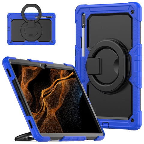 Bracelet Holder Silicone + PC Tablet Case, For Samsung Galaxy Tab S8 Ultra, For Samsung Galaxy Tab S8 / S7, For Samsung Galaxy Tab S8+ / S7+