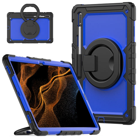 Bracelet Holder Silicone + PC Tablet Case, For Samsung Galaxy Tab S8 Ultra, For Samsung Galaxy Tab S8 / S7, For Samsung Galaxy Tab S8+ / S7+