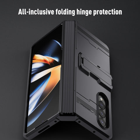 King Kong All-round Anti-fall Phone Case with Holder, For Samsung Galaxy Z Fold4
