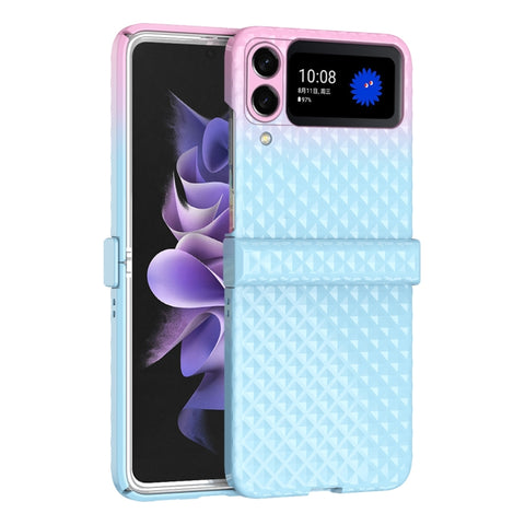 Rainbow Gradient Hinge Shockproof Phone Case, For Samsung Galaxy Z Flip4