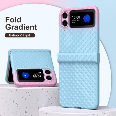 Rainbow Gradient Hinge Shockproof Phone Case, For Samsung Galaxy Z Flip4