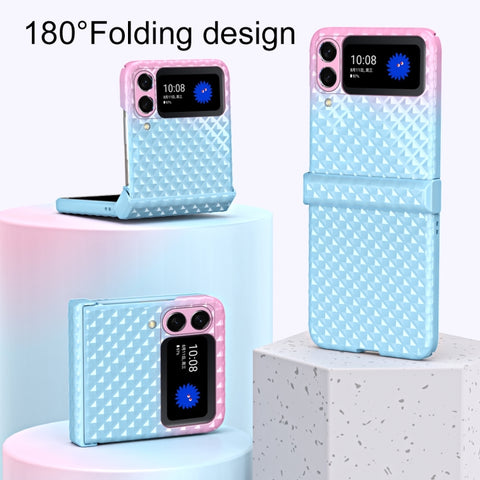 Rainbow Gradient Hinge Shockproof Phone Case, For Samsung Galaxy Z Flip4