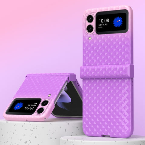 Rainbow Gradient Hinge Shockproof Phone Case, For Samsung Galaxy Z Flip4