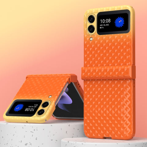 Rainbow Gradient Hinge Shockproof Phone Case, For Samsung Galaxy Z Flip4