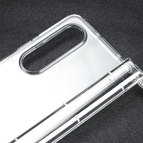 Transparent 3 in 1 PC Phone Case, For Samsung Galaxy Z Fold4