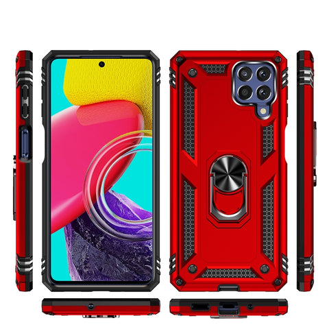 Shockproof TPU + PC Phone Case with 360 Degree Rotating Holder, For Samsung Galaxy M53 5G