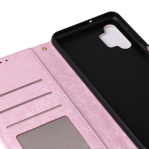Bronzing Painting RFID Leather Case, For Samsung Galaxy A13 4G / 5G, For Samsung Galaxy A12, For Samsung Galaxy S8 Plus