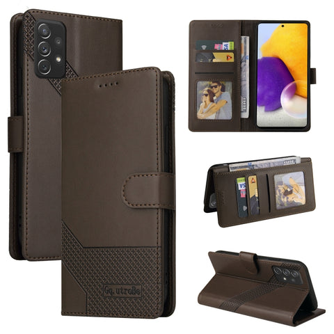 GQUTROBE Skin Feel Magnetic Leather Phone Case, For Samsung Galaxy A71 5G, For Samsung Galaxy A72 5G / 4G, For Samsung Galaxy A82 5G, For Samsung Galaxy A33 5G