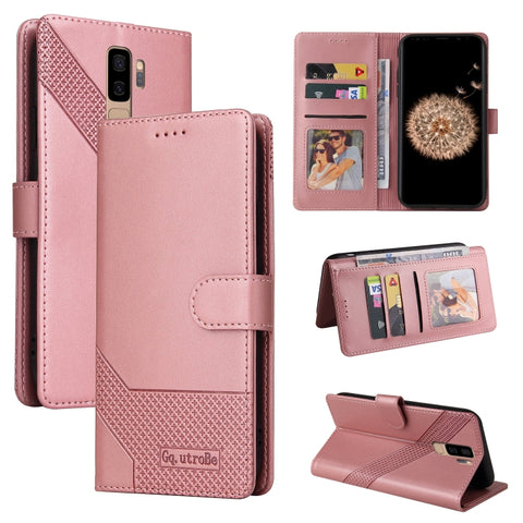 GQUTROBE Skin Feel Magnetic Leather Phone Case, For Samsung Galaxy S9, For Samsung Galaxy S9+, For Samsung Galaxy S10, For Samsung Galaxy S10+, For Samsung Galaxy S20, For Samsung Galaxy S20+, For Samsung Galaxy S20 Ultra, For Samsung Galaxy S21 5G    ...