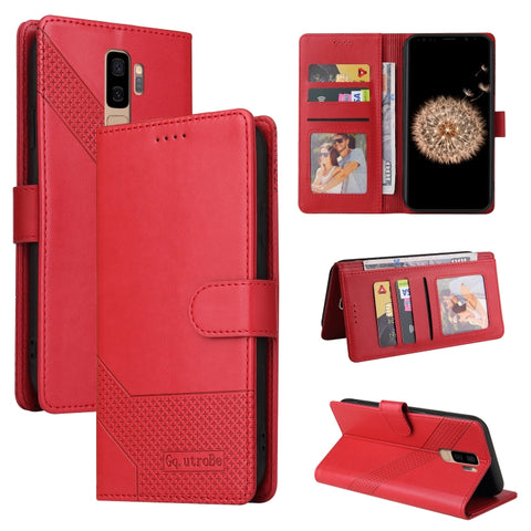 GQUTROBE Skin Feel Magnetic Leather Phone Case, For Samsung Galaxy S9, For Samsung Galaxy S9+, For Samsung Galaxy S10, For Samsung Galaxy S10+, For Samsung Galaxy S20, For Samsung Galaxy S20+, For Samsung Galaxy S20 Ultra, For Samsung Galaxy S21 5G    ...