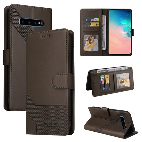GQUTROBE Skin Feel Magnetic Leather Phone Case, For Samsung Galaxy S9, For Samsung Galaxy S9+, For Samsung Galaxy S10, For Samsung Galaxy S10+, For Samsung Galaxy S20, For Samsung Galaxy S20+, For Samsung Galaxy S20 Ultra, For Samsung Galaxy S21 5G    ...