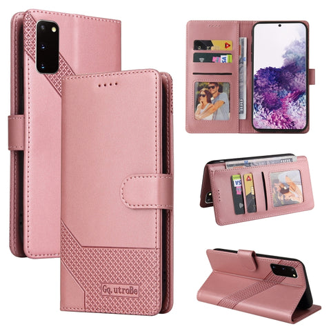 GQUTROBE Skin Feel Magnetic Leather Phone Case, For Samsung Galaxy S9, For Samsung Galaxy S9+, For Samsung Galaxy S10, For Samsung Galaxy S10+, For Samsung Galaxy S20, For Samsung Galaxy S20+, For Samsung Galaxy S20 Ultra, For Samsung Galaxy S21 5G    ...