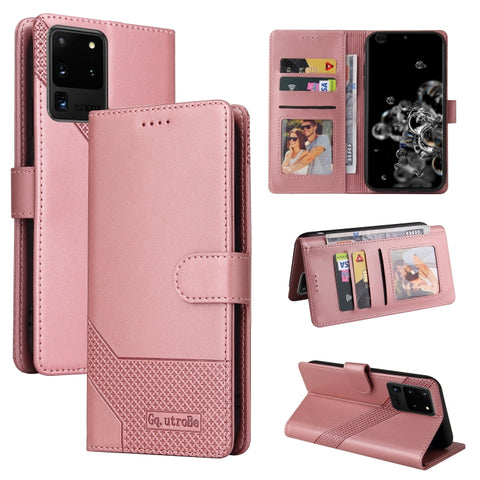 GQUTROBE Skin Feel Magnetic Leather Phone Case, For Samsung Galaxy S9, For Samsung Galaxy S9+, For Samsung Galaxy S10, For Samsung Galaxy S10+, For Samsung Galaxy S20, For Samsung Galaxy S20+, For Samsung Galaxy S20 Ultra, For Samsung Galaxy S21 5G    ...
