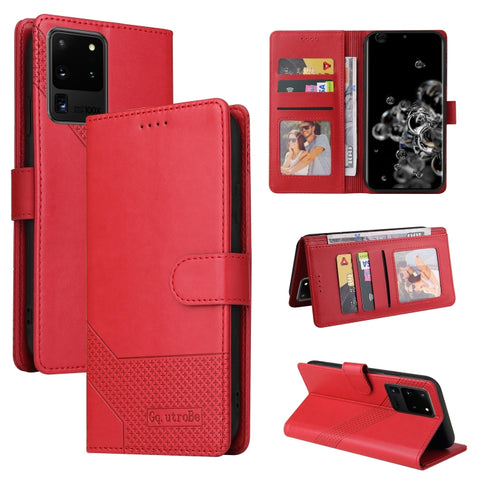GQUTROBE Skin Feel Magnetic Leather Phone Case, For Samsung Galaxy S9, For Samsung Galaxy S9+, For Samsung Galaxy S10, For Samsung Galaxy S10+, For Samsung Galaxy S20, For Samsung Galaxy S20+, For Samsung Galaxy S20 Ultra, For Samsung Galaxy S21 5G    ...