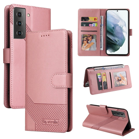 GQUTROBE Skin Feel Magnetic Leather Phone Case, For Samsung Galaxy S9, For Samsung Galaxy S9+, For Samsung Galaxy S10, For Samsung Galaxy S10+, For Samsung Galaxy S20, For Samsung Galaxy S20+, For Samsung Galaxy S20 Ultra, For Samsung Galaxy S21 5G    ...