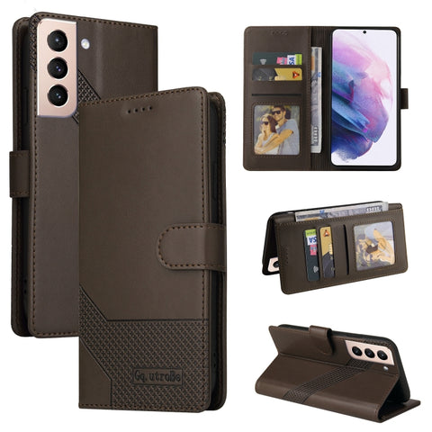 GQUTROBE Skin Feel Magnetic Leather Phone Case, For Samsung Galaxy S9, For Samsung Galaxy S9+, For Samsung Galaxy S10, For Samsung Galaxy S10+, For Samsung Galaxy S20, For Samsung Galaxy S20+, For Samsung Galaxy S20 Ultra, For Samsung Galaxy S21 5G    ...