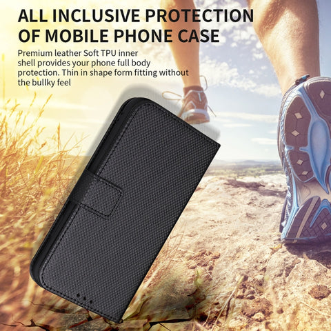 Diamond Texture Leather Phone Case, For ZTE Nubia Z40S Pro, For ZTE Axon 40 Pro