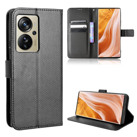 Diamond Texture Leather Phone Case, For ZTE Nubia Z40S Pro, For ZTE Axon 40 Pro