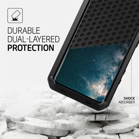 Shockproof Waterproof Silicone + Zinc Alloy Protective Case, For Galaxy S20, For Galaxy S20+, For Galaxy S20 Ultra