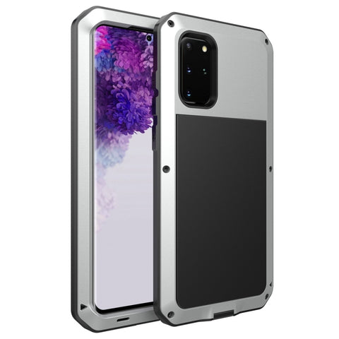 Shockproof Waterproof Silicone + Zinc Alloy Protective Case, For Galaxy S20, For Galaxy S20+, For Galaxy S20 Ultra