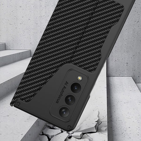 GKK Armor Flip Leather Phone Case with Pen Slots, For Samsung Galaxy Z Fold4
