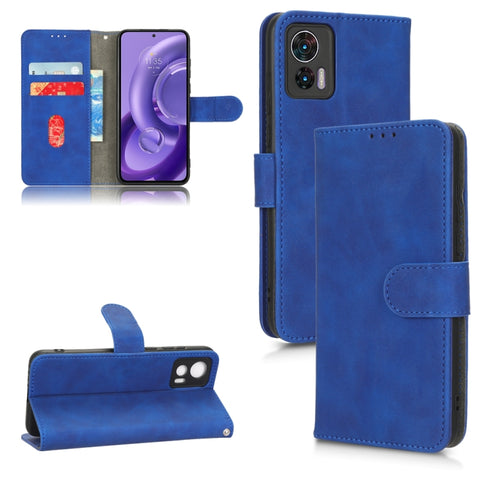 Skin Feel Magnetic Flip Leather Phone Case, For Motorola Edge 30 Lite / Edge 30 Neo, For Motorola Moto G62, For Samsung Galaxy A04 4G, For ZTE Blade A72 5G