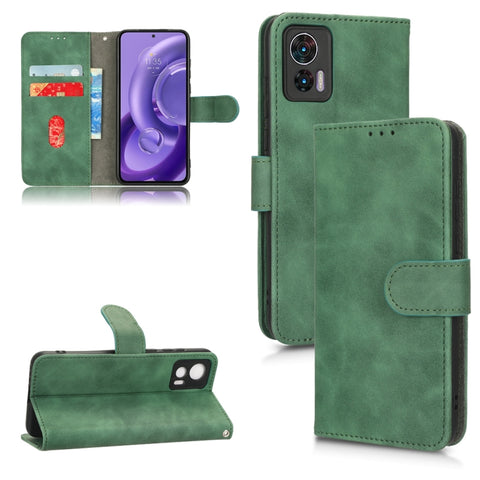 Skin Feel Magnetic Flip Leather Phone Case, For Motorola Edge 30 Lite / Edge 30 Neo, For Motorola Moto G62, For Samsung Galaxy A04 4G, For ZTE Blade A72 5G