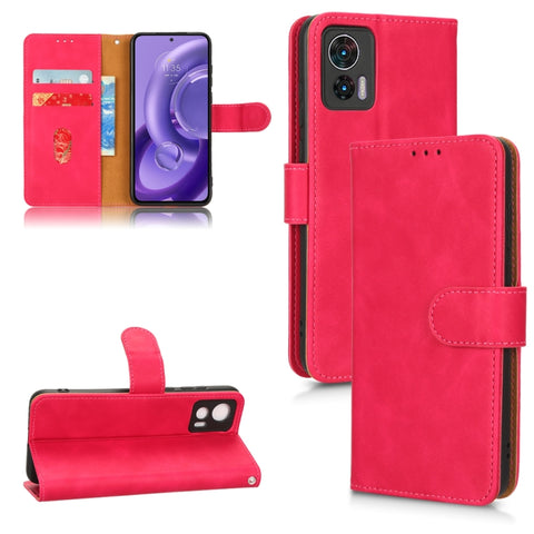 Skin Feel Magnetic Flip Leather Phone Case, For Motorola Edge 30 Lite / Edge 30 Neo, For Motorola Moto G62, For Samsung Galaxy A04 4G, For ZTE Blade A72 5G
