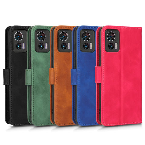 Skin Feel Magnetic Flip Leather Phone Case, For Motorola Edge 30 Lite / Edge 30 Neo, For Motorola Moto G62, For Samsung Galaxy A04 4G, For ZTE Blade A72 5G
