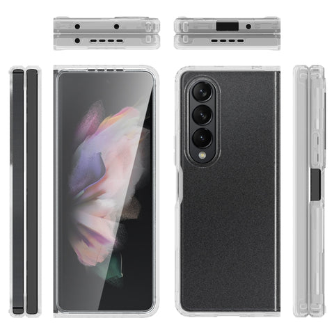 Frosted Hard PC Soft TPU Phone Case, For Samsung Galaxy Z Fold4