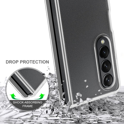 Frosted Hard PC Soft TPU Phone Case, For Samsung Galaxy Z Fold4