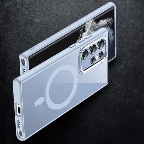Acrylic PC MagSafe Phone Case, For Samsung Galaxy S22 Ultra