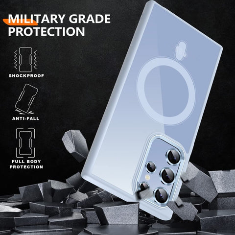 Acrylic PC MagSafe Phone Case, For Samsung Galaxy S22 Ultra