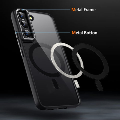 Acrylic PC MagSafe Phone Case, For Samsung Galaxy S22 5G, For Samsung Galaxy S22+ 5G