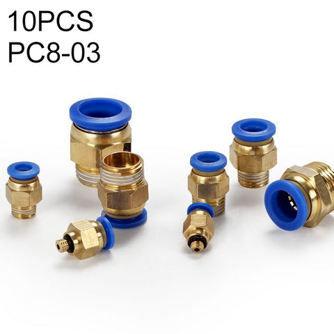 PC6-04 LAIZE 2pcs PC Male Thread Straight Pneumatic Quick Fitting Connector, PC4-01 (10pcs), PC4-02 (10pcs), PC4-M5 (10pcs), PC6-01 (10pcs), PC6-02 (10pcs), PC6-03 (10pcs), PC6-04 (2pcs), PC6-M5 (10pcs), PC8-01 (10pcs), PC8-02 (10pcs), PC8-03 (10pcs)  ...