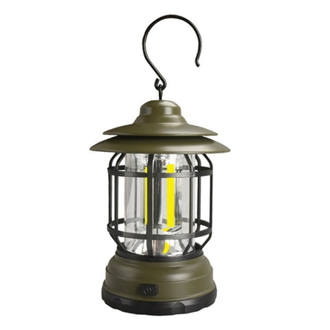 Portable Retro Hanging Lamp Lantern Camping Tent Light, USB Charging, Battery Type, Not Included Battery