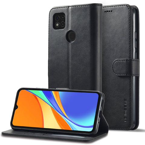 LC.IMEEKE Calf Texture Leather Phone Case, For Samsung Galaxy A23e, For Xiaomi 12T / 12T Pro, For Xiaomi Redmi 9C