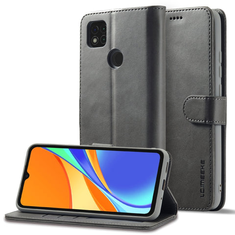 LC.IMEEKE Calf Texture Leather Phone Case, For Samsung Galaxy A23e, For Xiaomi 12T / 12T Pro, For Xiaomi Redmi 9C