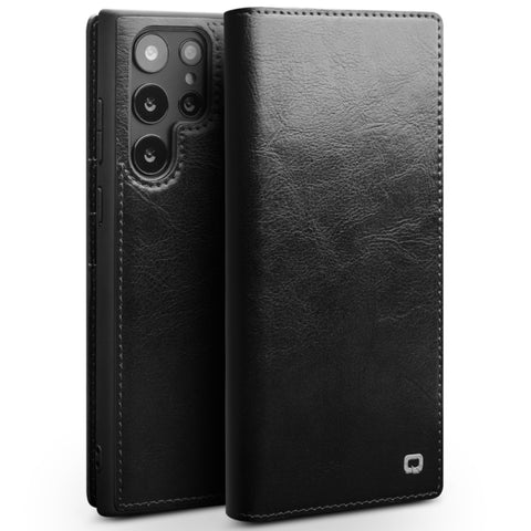 QIALINO Genuine Leather Phone Case, For Samsung Galaxy Note20, For Samsung Galaxy Note20 Ultra, For Samsung Galaxy S21 5G, For Samsung Galaxy S21+ 5G, For Samsung Galaxy S21 Ultra 5G, For Samsung Galaxy S22 Ultra 5G, For Samsung Galaxy S22+ 5G         ...
