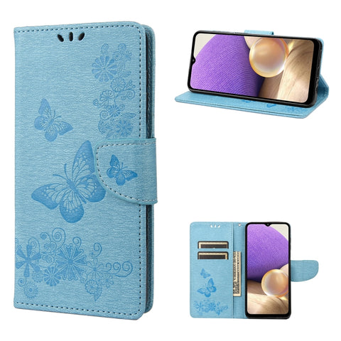 Butterfly Embossed Horizontal Flip Leather Phone Case, For Samsung Galaxy A23e / A23s, For Motorola Moto E22 / E22i, For Nothing Phone 1