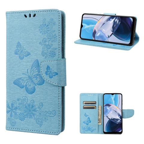 Butterfly Embossed Horizontal Flip Leather Phone Case, For Samsung Galaxy A23e / A23s, For Motorola Moto E22 / E22i, For Nothing Phone 1