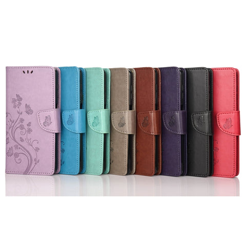 Butterfly Flower Pattern Flip Leather Phone Case, For Samsung Galaxy A23e / A23s, For Motorola Moto E22 / E22i, For Nothing Phone 1